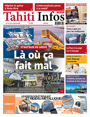 Cliquez sur la Une pour lire le journal
