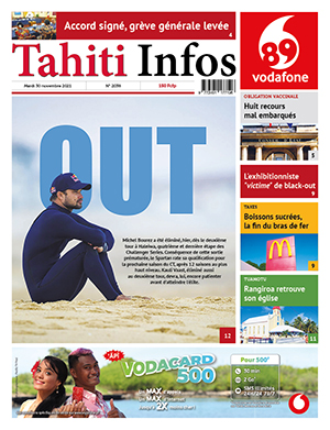 Cliquez sur la Une pour lire le journal