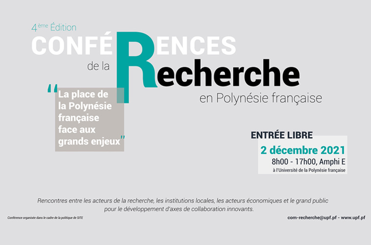 Conférences à l'UPF : La Polynésie face aux grand enjeux Conférences à l'UPF : La Polynésie face aux grand enjeux