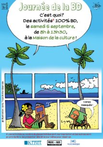 Affiche pour la journée de la BD en 2020. Affiche pour la journée de la BD en 2020.