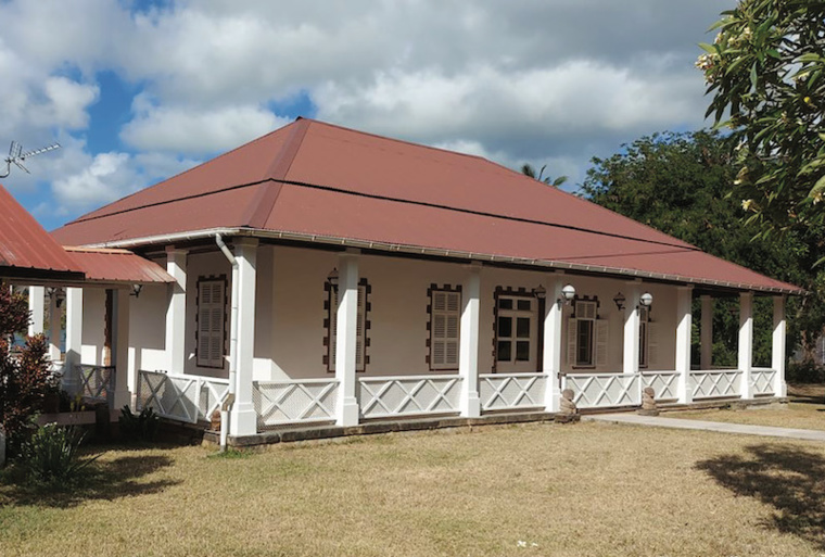 La résidence de l’administrateur d’État des îles Marquises, vieille de plus de 170 ans vient d'être rénovée.