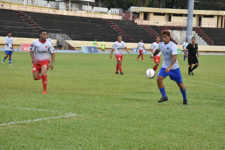Les bleus et blanc de Pueu ont signé, samedi, face à Excelsior leur troisième succès de la saison. Les bleus et blanc de Pueu ont signé, samedi, face à Excelsior leur troisième succès de la saison.