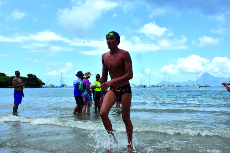 Nael Roux, spécialiste des courses de fond et de l'eau libre, s'était imposé le mois dernier lors de la Channel Race entre Taha'a et Raiatea.