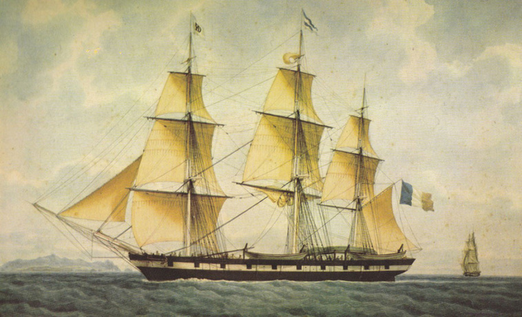 La corvette Galathée, "cousine" de l’Héroïne.
