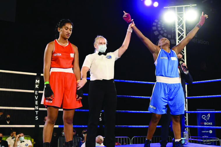 Hereani Temarono s'est inclinée face à la Guadeloupéenne Fanny Galle. Hereani Temarono s'est inclinée face à la Guadeloupéenne Fanny Galle.