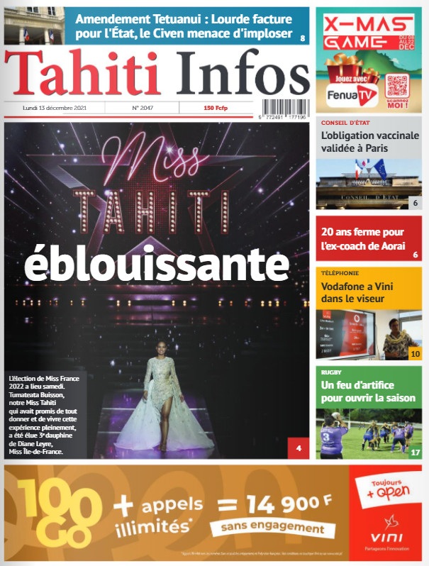 Cliquez sur la Une pour lire le journal Cliquez sur la Une pour lire le journal