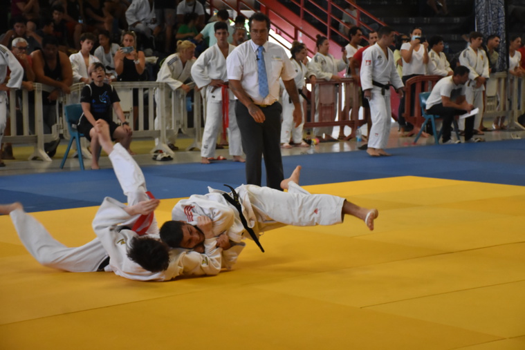 Kerian Vasapolli (-66 kg) a assuré le spectacle, samedi, à Fautaua. Kerian Vasapolli (-66 kg) a assuré le spectacle, samedi, à Fautaua.