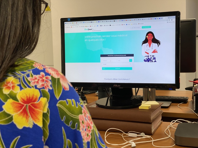 Page d'accueil de la plateforme Doctofenua Page d'accueil de la plateforme Doctofenua