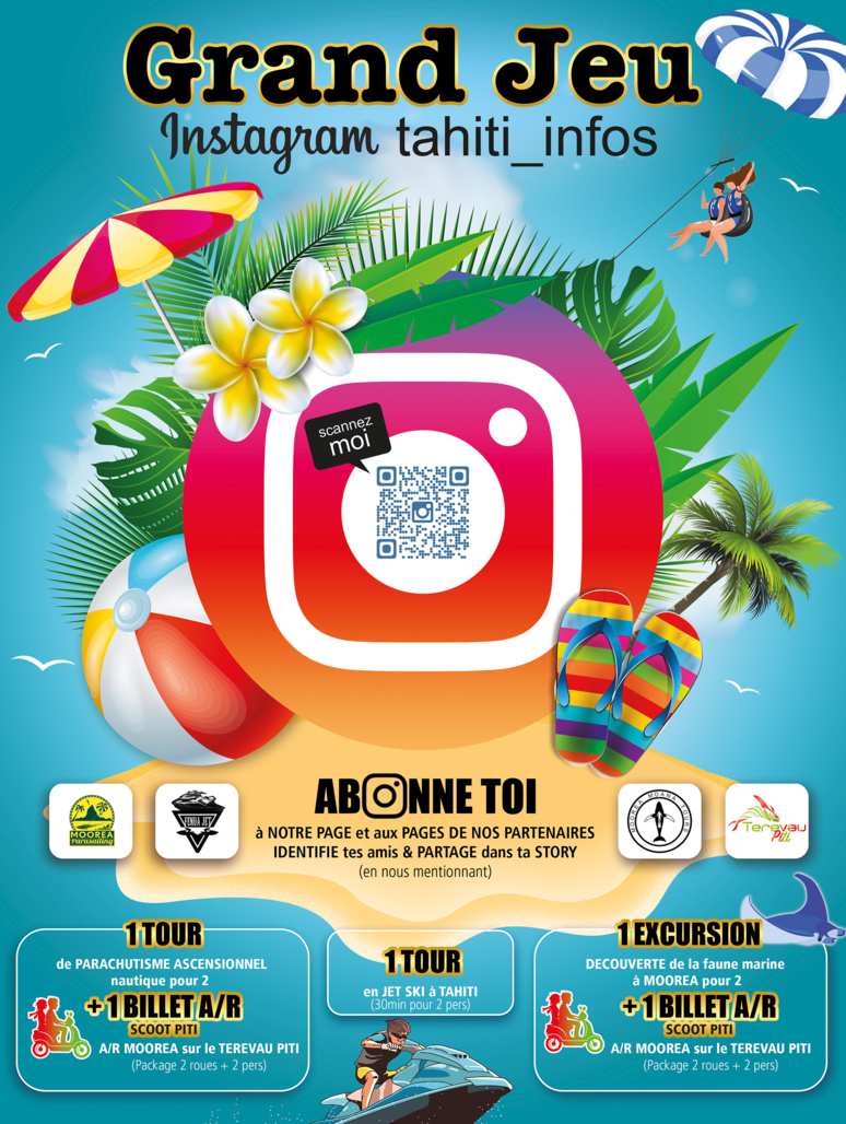 Grand Jeu Instagram Tahiti Infos 
