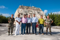 Moruroa : les parlementaires en visite de chantier Moruroa : les parlementaires en visite de chantier