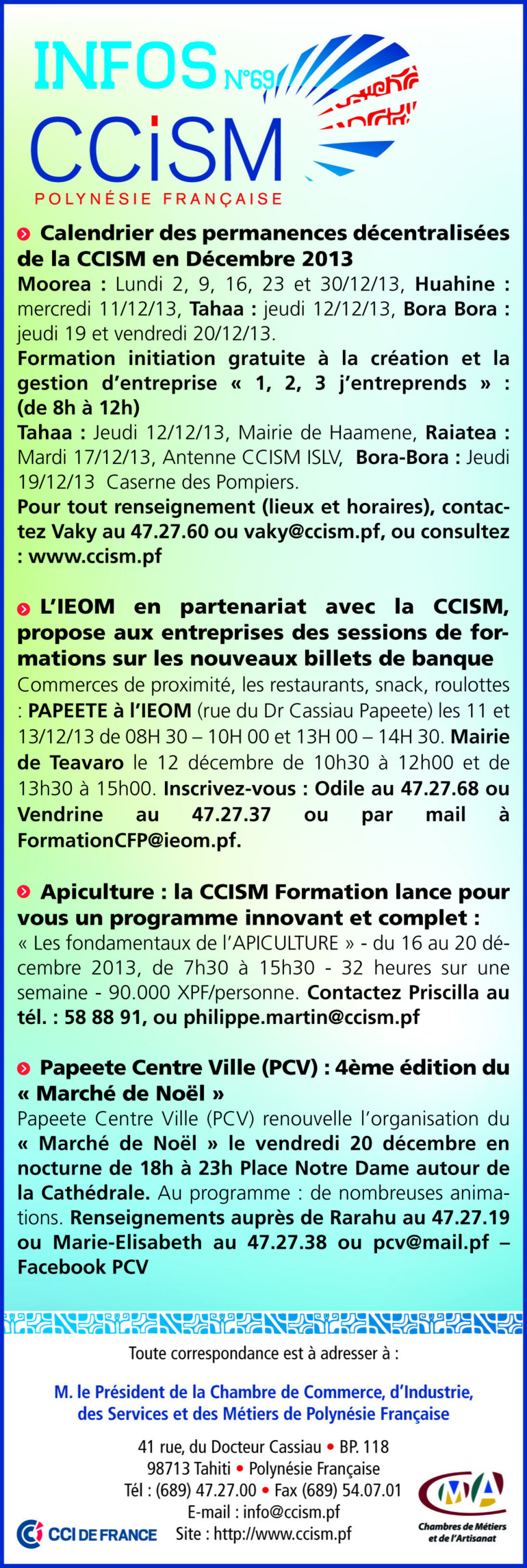 Infos CCISM N°69