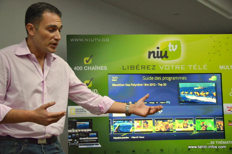 Thierry Lehartel, directeur général adjoint de NiuTV Thierry Lehartel, directeur général adjoint de NiuTV