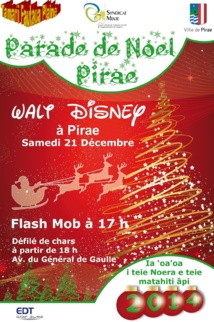 2ème Edition de la Parade de Noël à Pirae ce samedi 21 décembre 2ème Edition de la Parade de Noël à Pirae ce samedi 21 décembre