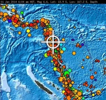 Séisme de magnitude 6,6 au large de Vanuatu, pas d'alerte au tsunami Séisme de magnitude 6,6 au large de Vanuatu, pas d'alerte au tsunami