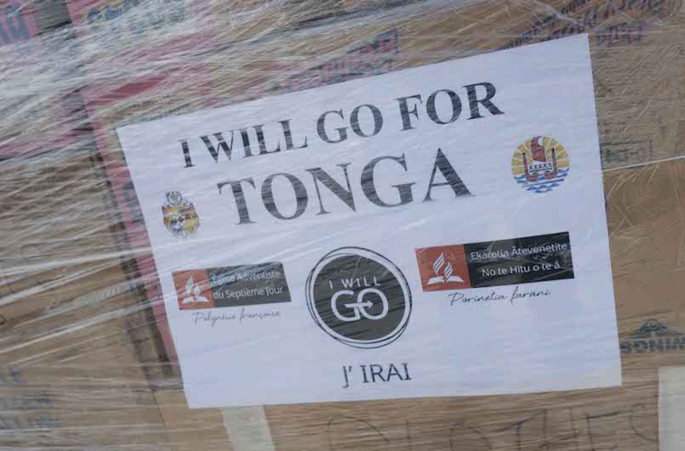 Solidarité Tonga 2022 : Le Tahiti Nui chargé des dons polynésiens