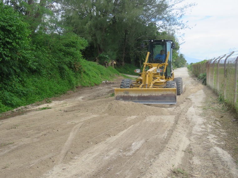 La route de Temae redevient carrossable La route de Temae redevient carrossable