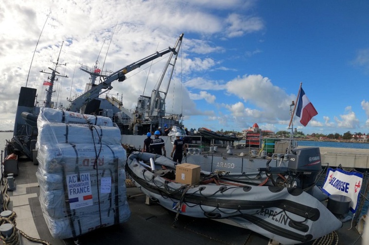 Solidarité : le Tahiti Nui 1 est arrivé aux Tonga Solidarité : le Tahiti Nui 1 est arrivé aux Tonga