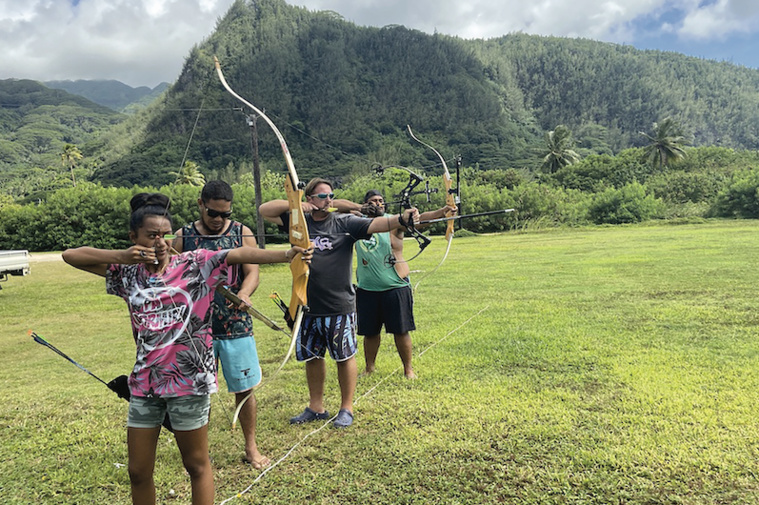 La montée en flèche du tir à l’arc à Huahine La montée en flèche du tir à l’arc à Huahine