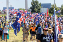 Des milliers d'Australiens manifestent contre la vaccination Des milliers d'Australiens manifestent contre la vaccination
