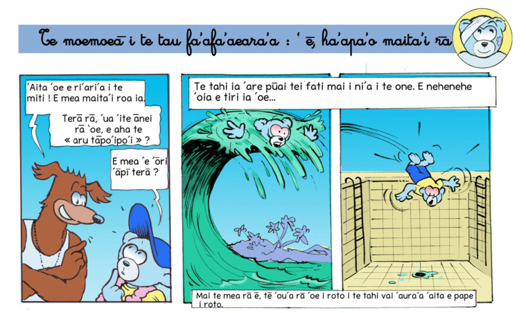 Une bande-dessinée pédagogique traduite en 6 langues polynésiennes