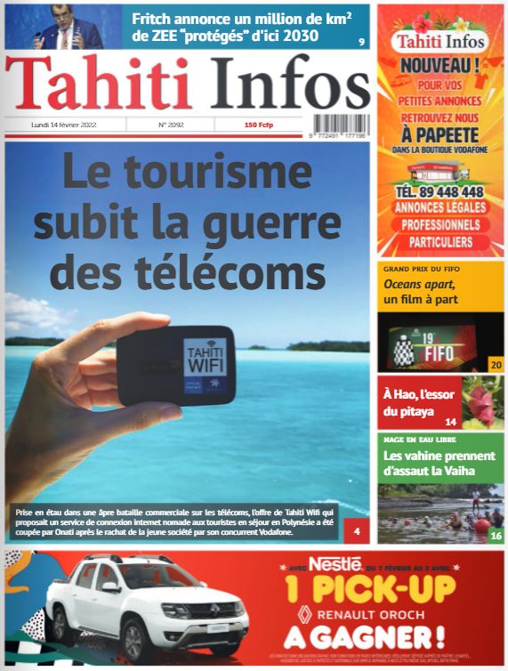 Cliquez sur la Une pour lire le journal Cliquez sur la Une pour lire le journal