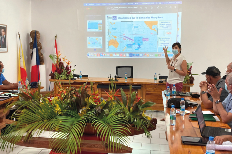 Météo France a présenté des données météorologiques spécifiques à l'archipel marquisien et a annoncé une sécheresse pour les trois prochains mois. Météo France a présenté des données météorologiques spécifiques à l'archipel marquisien et a annoncé une sécheresse pour les trois prochains mois.