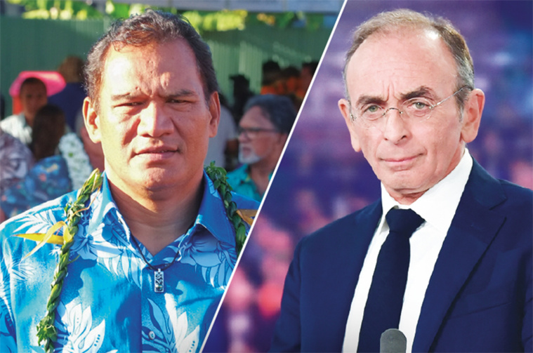 Le rétropédalage du parti de Zemmour sur l'indépendance de la Polynésie Le rétropédalage du parti de Zemmour sur l'indépendance de la Polynésie