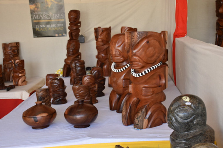 Les artisans de Ua Pou à Tarahoi en mars Les artisans de Ua Pou à Tarahoi en mars