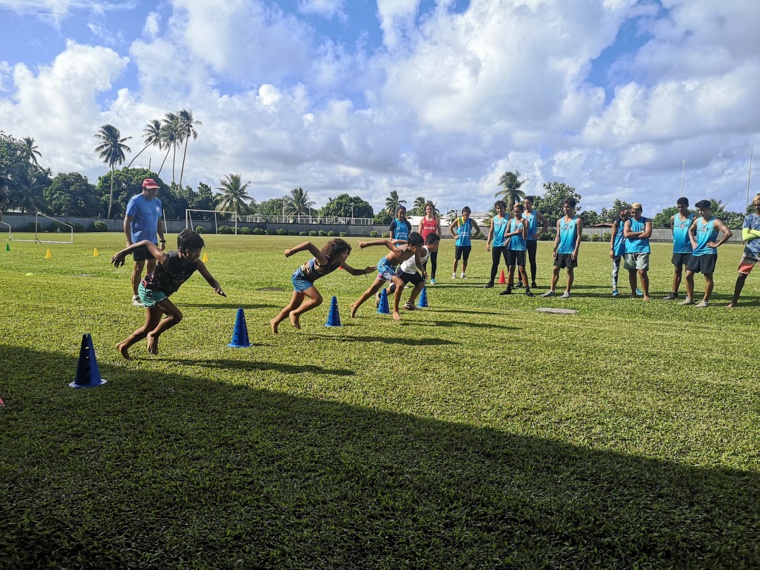 Les jeunes athlètes de Aorai à la rencontre de Raiatea