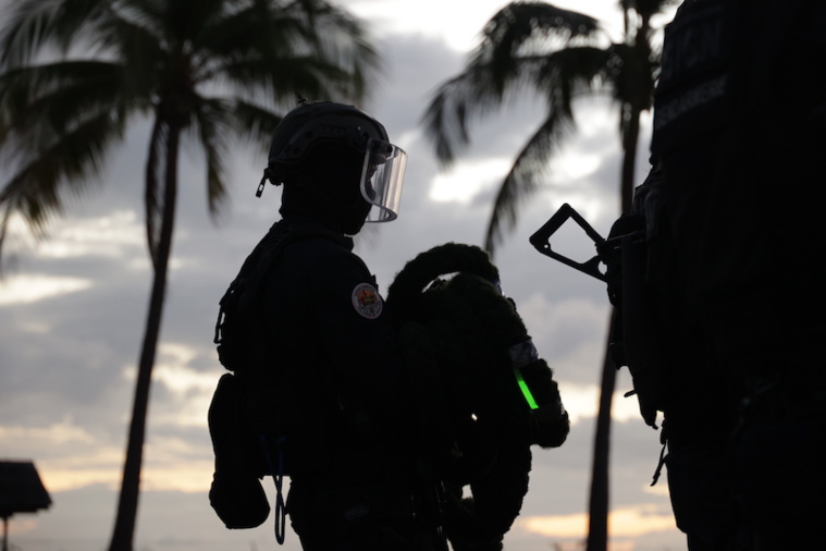 Exercice au crépuscule pour le GIGN Exercice au crépuscule pour le GIGN