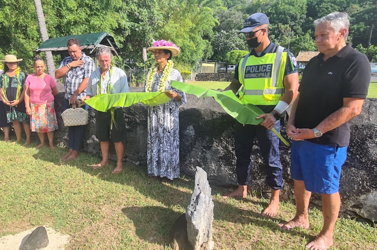 Cérémonie intimiste pour l'arrivée de l'évangile à Arue Cérémonie intimiste pour l'arrivée de l'évangile à Arue