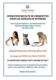 Opération récolte de croquettes pour les animaux en détresse, ce samedi 8 février Opération récolte de croquettes pour les animaux en détresse, ce samedi 8 février