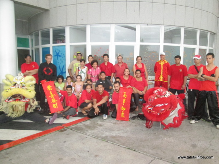 CHPF de Pira’e : les enfants en pédiatrie fêtent le nouvel an chinois