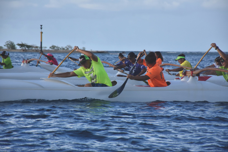 Les rameuses de Ihilani sont en pleine préparation pour la deuxième journée de sélective de va'a vitesse, organisée ce samedi à Aorai Tini Hau.
