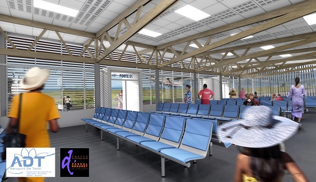 Des travaux sont également prévus en 2014 sur l'aéroport de Raiatea avec la construction d'une salle d'embarquement de 200m2 environ. Les travaux devraient démarrer avec les grandes vacances scolaires.