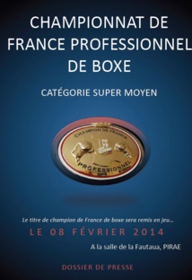 Boxe pro – Cédric Bellais à la conquête de la ceinture de champion de France ce 8 février à Fautaua Boxe pro – Cédric Bellais à la conquête de la ceinture de champion de France ce 8 février à Fautaua