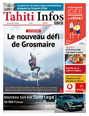 Cliquer sur la Une pour lire le journal Cliquer sur la Une pour lire le journal