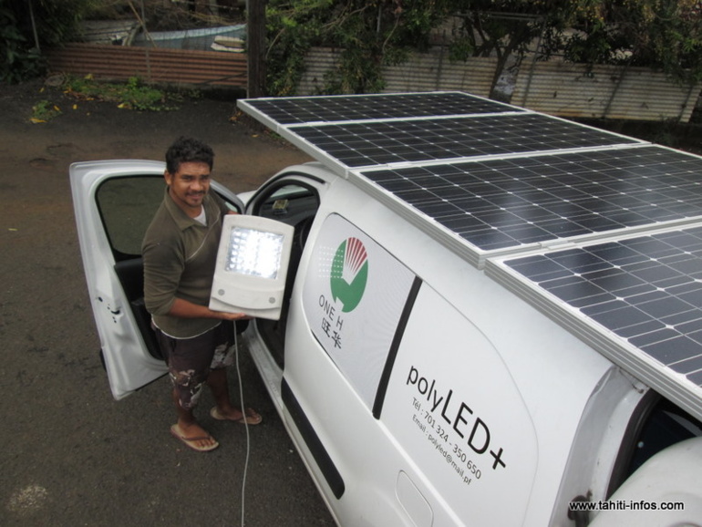 La  « voiture-énergie » sert à fournir de l’électricité là où il n’existe pas de réseau électrique domestique, comme dans les îles ou les montagnes.