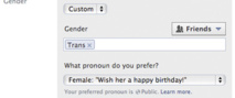 Transsexuel, intersexuel, bi: Facebook vous donne le choix Transsexuel, intersexuel, bi: Facebook vous donne le choix