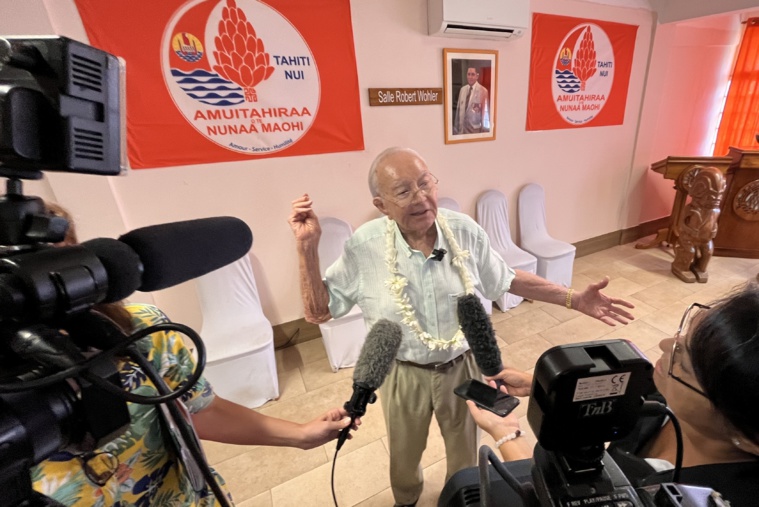 Teura Iriti "n’est pas mieux que les autres" pour Flosse Teura Iriti "n’est pas mieux que les autres" pour Flosse