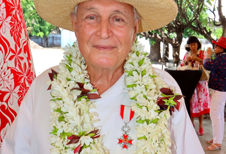 ​Albert Le Caill décoré de l’ordre de Tahiti Nui