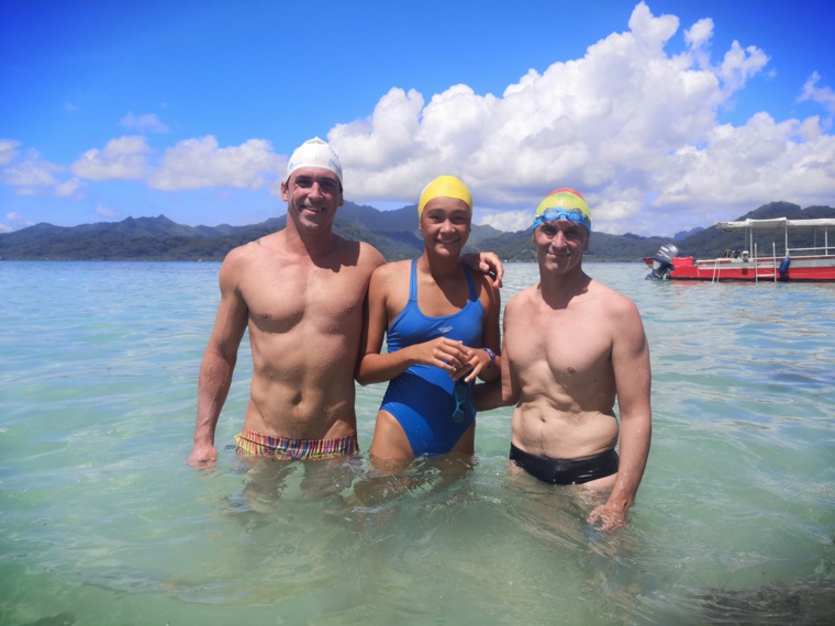 Julien, Nateahi et Philippe, les trois premiers au classement scratch du 3 km. Julien, Nateahi et Philippe, les trois premiers au classement scratch du 3 km.