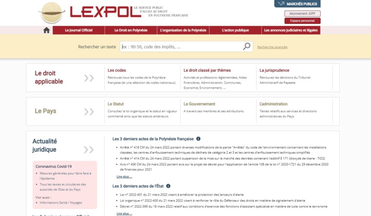‘Arere, un service d’annonces légales en ligne ‘Arere, un service d’annonces légales en ligne