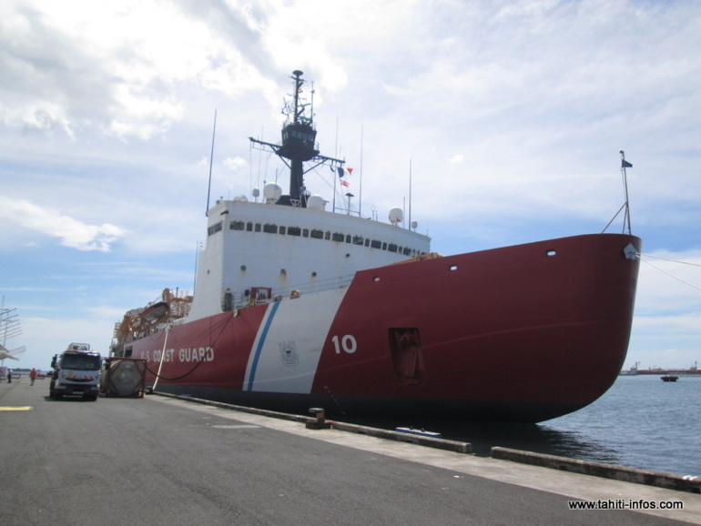 Les garde-côtes américaines à Pape’ete : cinq jours d’escale pour le brise-glace Polar Star