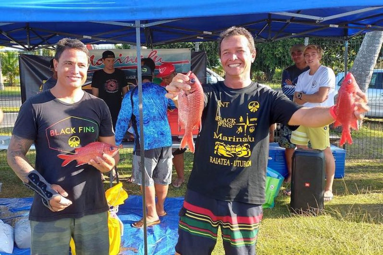 Chasse sous-marine : Tefana en tête à Raiatea Chasse sous-marine : Tefana en tête à Raiatea