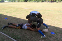 45 jeunes rugbymen formés par le Stade toulousain à Moorea