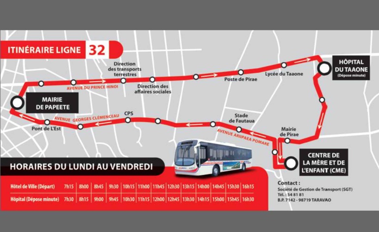 Une nouvelle ligne de bus du centre ville au CHPF à partir du 6 mars