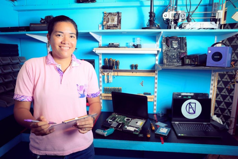 Lydie Bourda, entrepreneure solidaire Lydie Bourda, entrepreneure solidaire