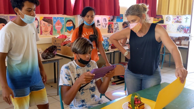 Art gourmand au collège de Nuku Hiva Art gourmand au collège de Nuku Hiva