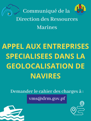 Communiqué de la Direction des Ressources Marines Communiqué de la Direction des Ressources Marines